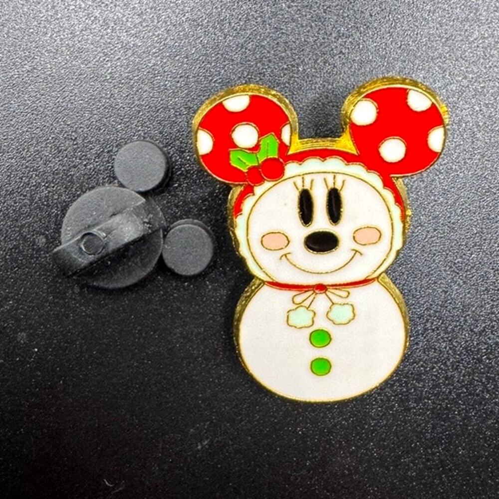 Disney Snowman Collection Minnie Mouse Individual Disney Park Trading Pin